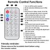 Portable Wireless Party Speaker 8in Colorful Lights DJ PA System with TWS Function FM Radio USB MMC Card Reading Aux In Recording Function Mic