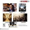 5Core VHF Dual Channel DIGITAL PRO Wireless Microphone System with Receiver WM 301 HC