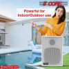Outdoor Speaker Wired Waterproof Speaker Mounts Indoor Steel Easy Wall Patio Garage Home 2PCS 5 Core 13T BL Ratings (White)
