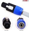 5 Core 2Pcs Speakon To 1/4 Adapter Connector, Upgraded 1/4 Female To Male Connector Speaker SPKN ADP 2PCS
