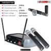 5 Core Wireless Microphone System with case; VHF Dual 2 Handheld Mics Professional WM 5CPGVX