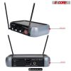 5 Core Wireless Microphone System with case; VHF Dual 2 Handheld Mics Professional WM 5CPGVX