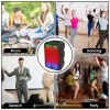 Portable Wireless Party Speaker 8in Colorful Lights DJ PA System with TWS Function FM Radio USB MMC Card Reading Aux In Recording Function Mic