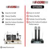 5Core VHF Dual Channel DIGITAL PRO Wireless Microphone System with Receiver WM 301 HC