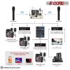 5Core VHF Dual Channel DIGITAL PRO Wireless Microphone System with Receiver WM 301 HC