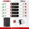 Outdoor Speaker Wired Waterproof Speaker Mounts Indoor Steel Easy Wall Patio Garage Home 2PCS 5 Core 13T BL Ratings (Black)