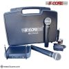 5 Core Wireless Microphone System with case; VHF Dual 2 Handheld Mics Professional WM 5CPGVX