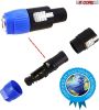 5 Core 2Pcs Speakon To 1/4 Adapter Connector, Upgraded 1/4 Female To Male Connector Speaker SPKN ADP 2PCS