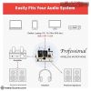 5Core VHF Dual Channel DIGITAL PRO Wireless Microphone System with Receiver WM 301 HC