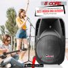 15 Inch Professional Dj Speaker Passive Pro Audio Karaoke Speakers 1200W 5 Core PC 42