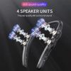 Bluetooth Compatible Speaker Hang Neck Wireless 9D Stereo Bass Portable Wearable Player 85g Weight light 4 Speakers for Sports