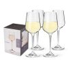 Reserve Inez Crystal Chardonnay Glasses By Viski (set of 4)