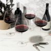 Reserve Inez Crystal Burgundy Glasses by Viski (set of 4)
