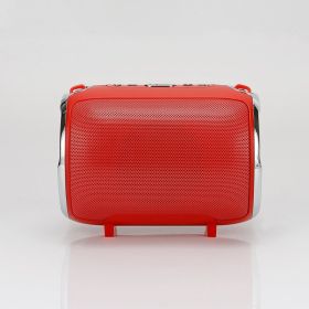 Portable plug - in subwoofer sound (Color: Red)
