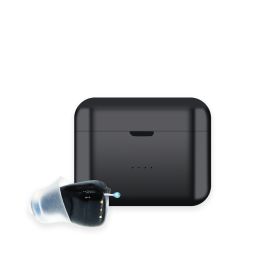 Rechargeable Portable Digital Sound Amplifier For The Elderly (Option: Black-Left ear-USB)