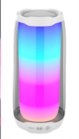 Home Computer Card Subwoofer Outdoor Mini Speaker (Option: White-USB)