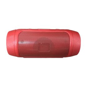 Bluetooth Speaker Portable Wireless Bluetooth Speaker Outdoor Waterproof Card Mini Speaker (Option: Red-USB)