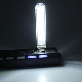 LED Light Mobile Power Dormitory Light Portable Double-sided Light (Option: Warm white light-1PCS-USB)