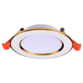 Creative Simple Anti-fog Straw Hat Downlight (Option: Warm white 3000K-4inches 12W)