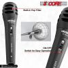 5 Core Professional Microphone Audio Dynamic Cardiod Karaoke Singing Wired Mic Music Recording Karoke Microphone PM-883