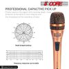5 Core Microphone Pro Microfono Dynamic Mic XLR Audio Cardiod Vocal Karaoke ND-807 CoppereX