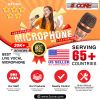 5 Core Microphone Pro Microfono Dynamic Mic XLR Audio Cardiod Vocal Karaoke ND-807 CoppereX