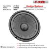 8 inch Subwoofer Replacement DJ Speaker Sub Woofer Loudspeaker Wide Range Loud 5 Core WF 8"-890 Ratings (1 Piece)