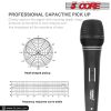 5 Core Professional Microphone Audio Dynamic Cardiod Karaoke Singing Wired Mic Music Recording Karaoke Microphone PM625 Ratings (ND 235X)