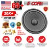 8 inch Subwoofer Replacement DJ Speaker Sub Woofer Loudspeaker Wide Range Loud 5 Core WF 8"-890 Ratings (1 Piece)
