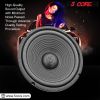 8 inch Subwoofer Replacement DJ Speaker Sub Woofer Loudspeaker Wide Range Loud 5 Core WF 8"-890 Ratings (1 Piece)