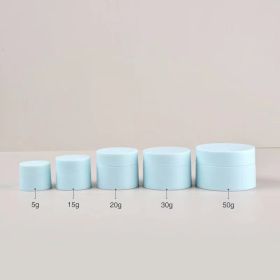 Powder Bottle Cream Ointment Plastic Separately Packed Case (Option: Blue-30g)